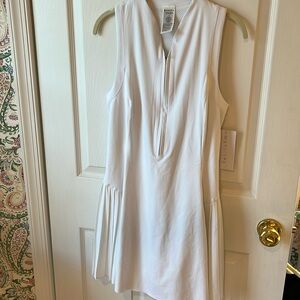 Athleta medium white Advantage Dress NWT